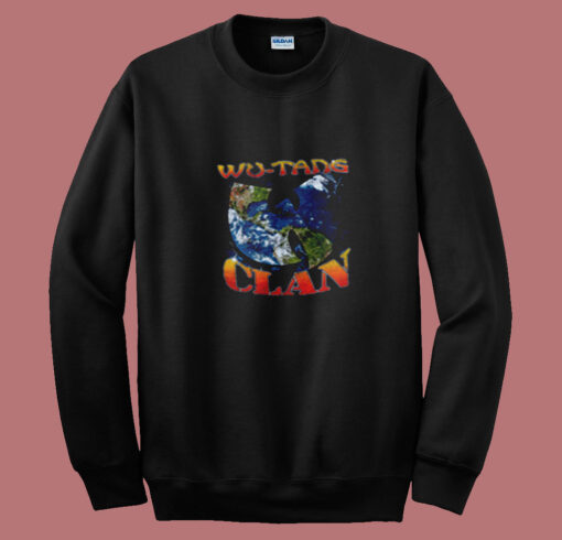 Vintage Wu Tang Clan Earth Logo Summer Sweatshirt