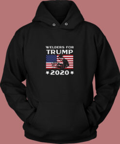 Welders For Trump 2020 Vintage Hoodie