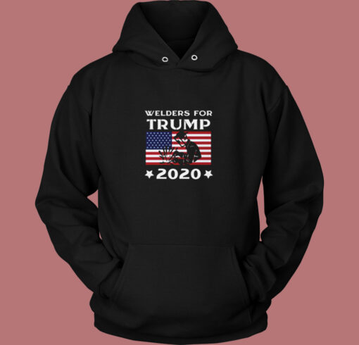 Welders For Trump 2020 Vintage Hoodie