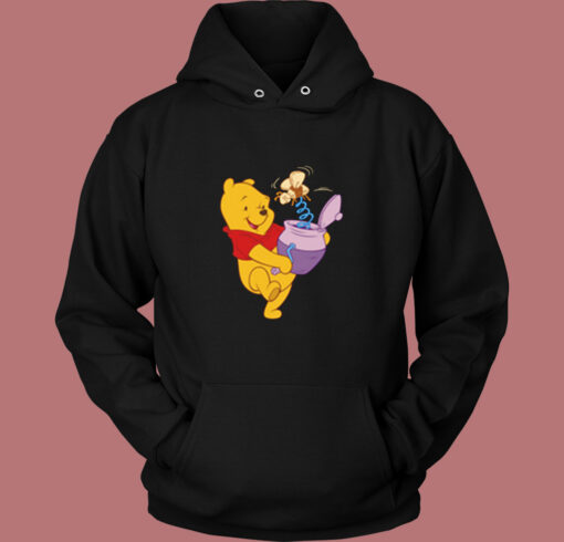 Winnie The Pooh Design Vintage Hoodie