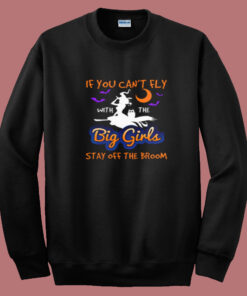 Witch Broomstick Halloween Summer Sweatshirt