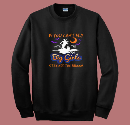 Witch Broomstick Halloween Summer Sweatshirt