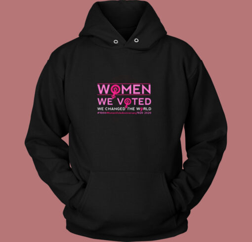 Women Vote Anniversary Vintage Hoodie