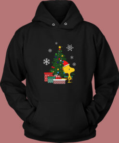 Woodstock Around The Christmas Tree Vintage Hoodie