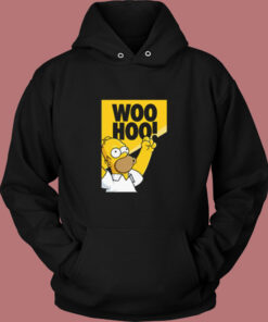 Woooohooo Homer Simpson Vintage Hoodie