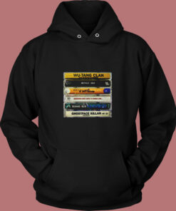 Wu Tang Clan Hip Hop Cassette Tape Vintage Hoodie