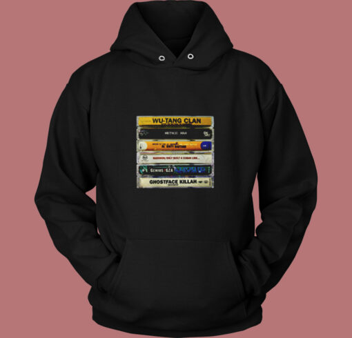 Wu Tang Clan Hip Hop Cassette Tape Vintage Hoodie