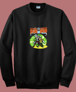 Wubba Lubba Batman Robin Comic Parody Summer Sweatshirt