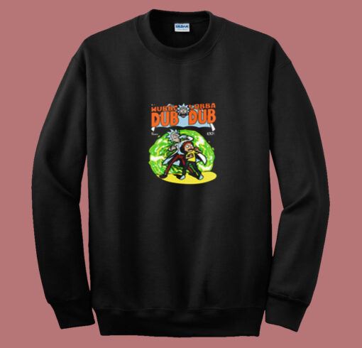 Wubba Lubba Batman Robin Comic Parody Summer Sweatshirt