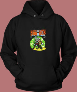 Wubba Lubba Batman Robin Comic Parody Vintage Hoodie