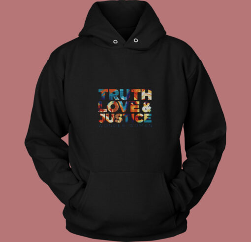 Ww 1984 Truth Love And Justice Girls Vintage Hoodie