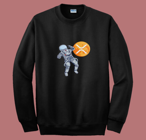 Xrp Ripple Astronaut To The Moon Summer Sweatshirt