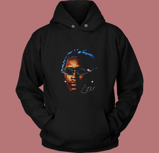 YOUNG THUG Glasses Thugger Vintage Hoodie