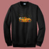 Yellow Car Truck Chickens And Pumpkins Halloween Summer Sweatshirt