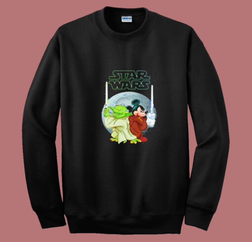 Yoda And Mickey Mouse Sw Christmas Summer Sweatshirt