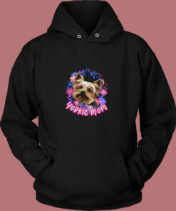 Yorkie Mom Yorkshire Hanes Tagless Vintage Hoodie