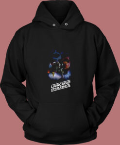 zombie wars The Living Strike back Vintage Hoodie