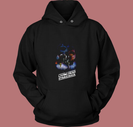 zombie wars The Living Strike back Vintage Hoodie